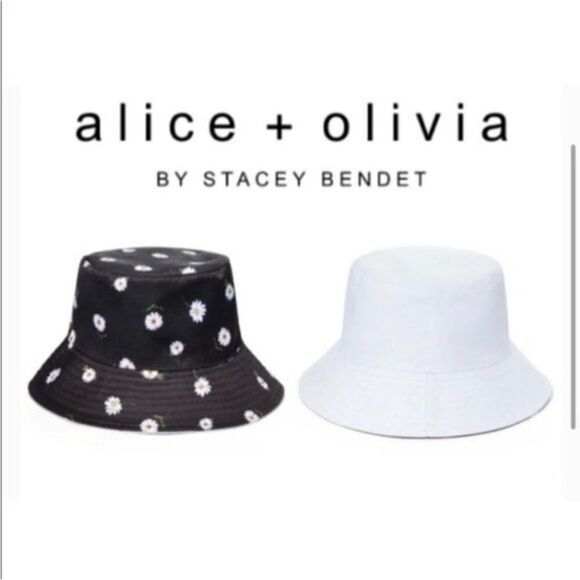 NWT Alice + Olivia reversible bucket hat - Picture 4 of 14